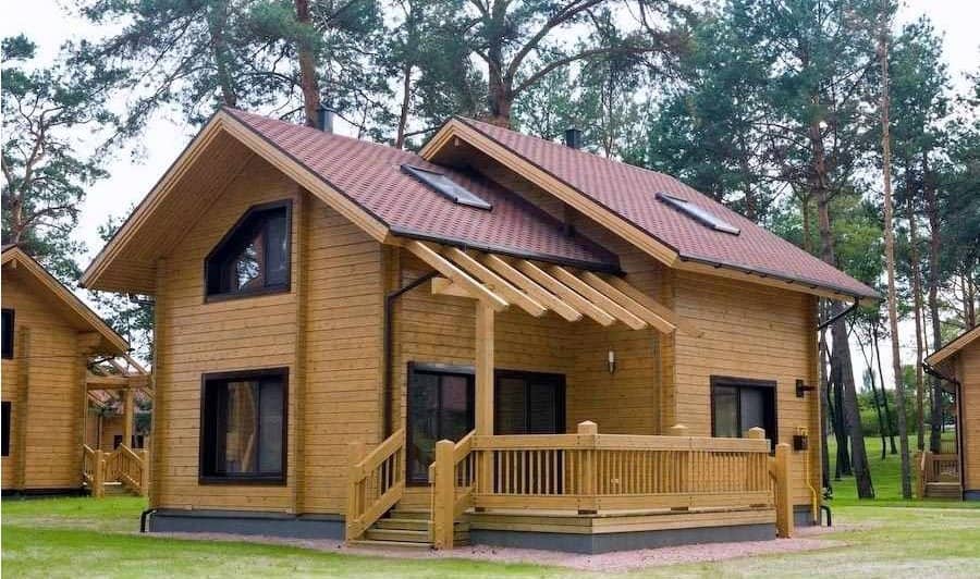 мансарда в доме из клееного бруса