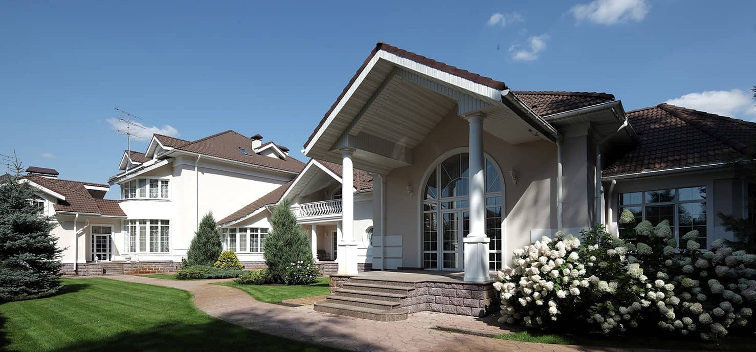 кирпичный коттедж